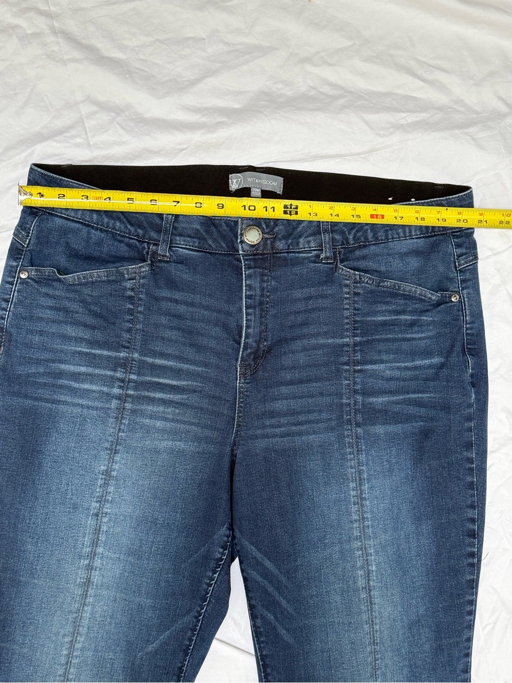 Wit & Wisdom Boot Cut Jeans With Ankle Slit - Picture 3 of 10